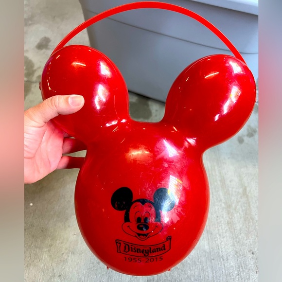 Disney parks red balloon popcorn bucket - Picture 1 of 2